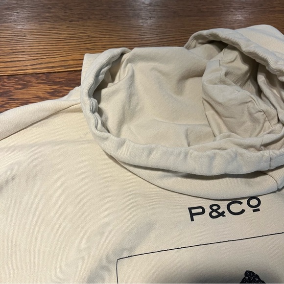 P & Co A Mindset For Purposeful Living Tan/Cream Hoodie Unisex- Small - Picture 8 of 10
